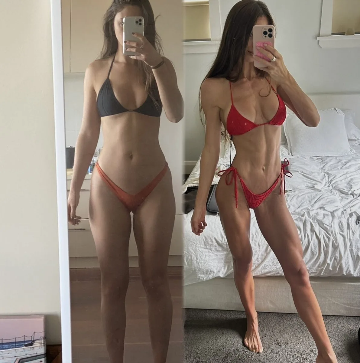 Client transformation 2, before and after