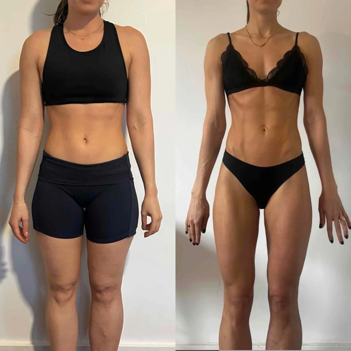 Client transformation 6, before and after