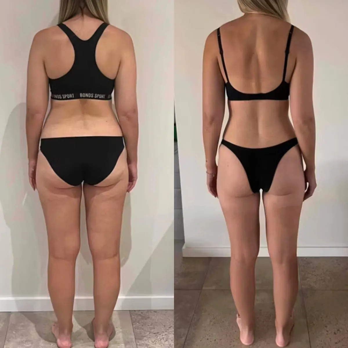 Client transformation 7, before and after