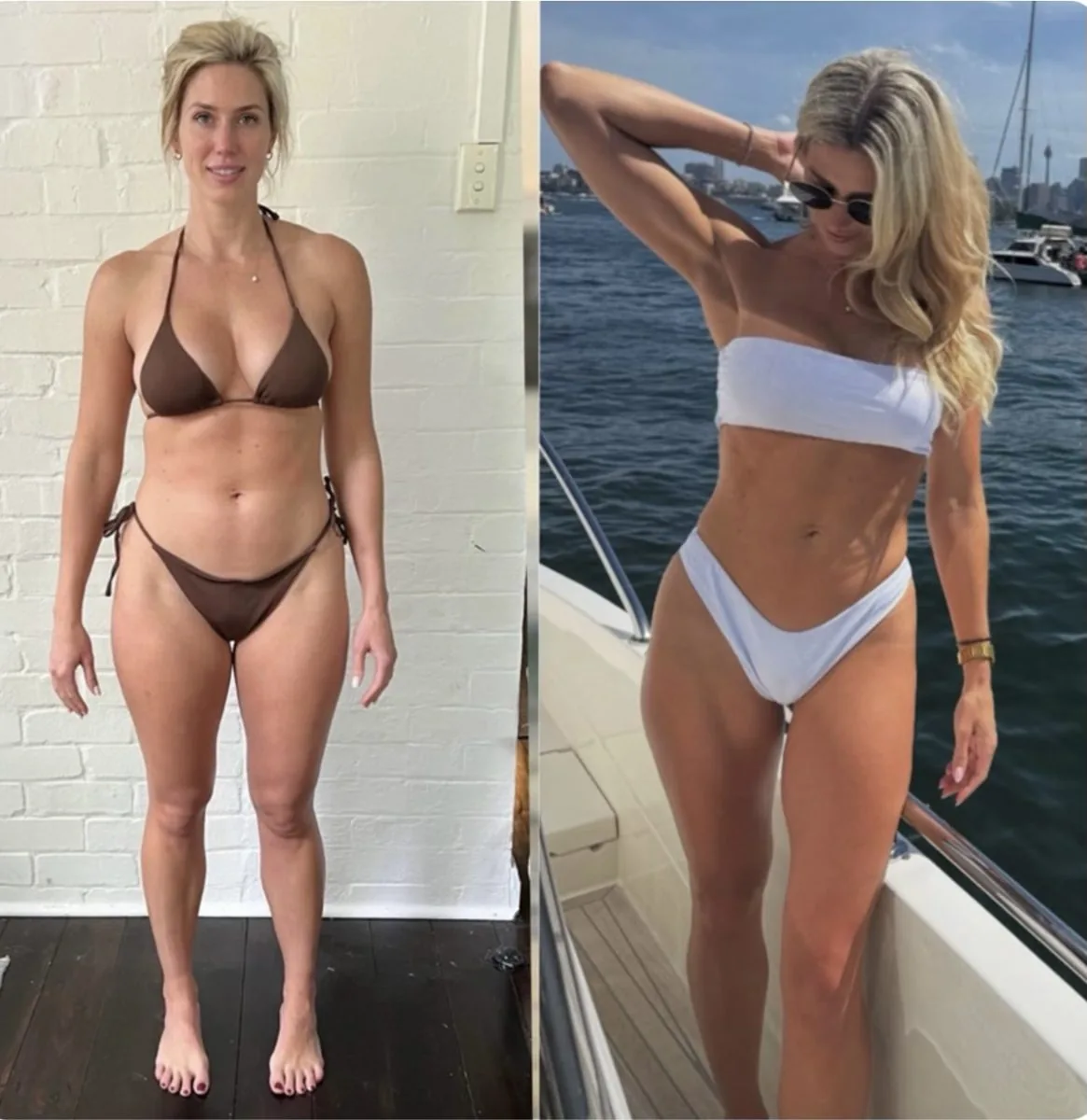 Client transformation 10, before and after